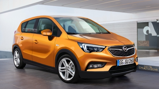Первые изображения нового Opel Meriva